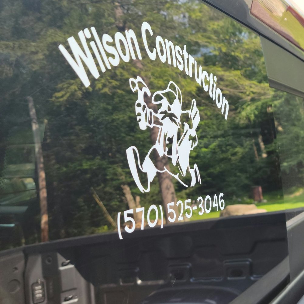 Custom Business Vinyl Stickers 12"x12"